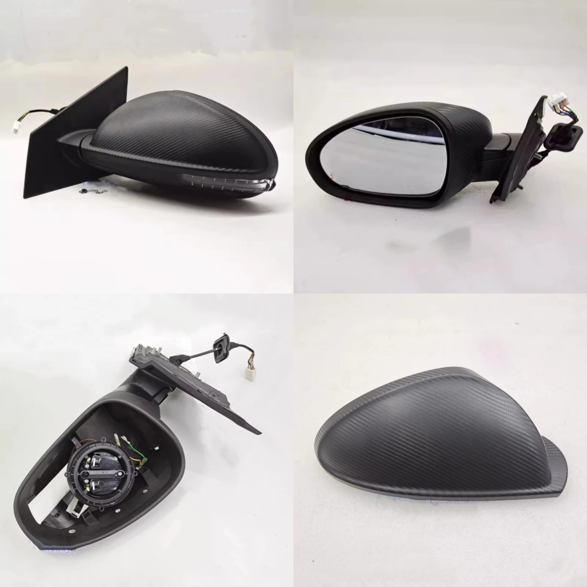 Body Kit Rearview Mirror Assembly for Chery Tiggo 3X 3XPlus 2021 Backup Mirror Cover Car Accessories