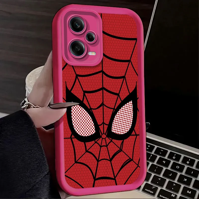 Anime Spider Man Cassa Del Telefono Per Xiaomi Redmi Nota 13 14S 12 11 Pro Plus 5G 12S 11S 10S 10 9 Redmi 14C 13C 12C 4G A3 A3X