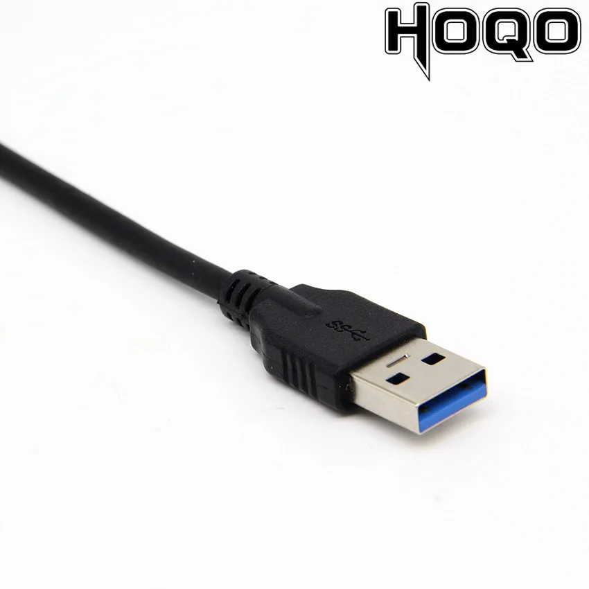 Hoqo Usb A Male Naar Usb C Vrouwelijke Met Panel Montage, moederbord Adapter USB3.0 Uitgebreid Soort-C Test Kabel Met Baffle Datakabel