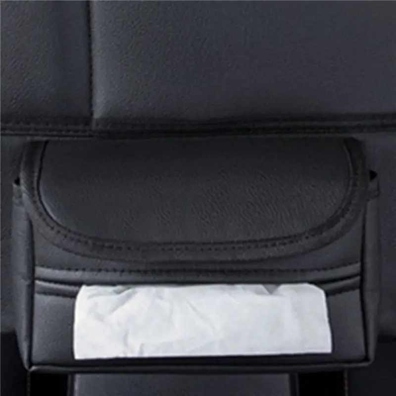 Durable 2X Car Storage Pocket Between Seats With Cup Holder Car Tissue Holder Multipurpose Car Pocket Hand Bag Organizer ,Black