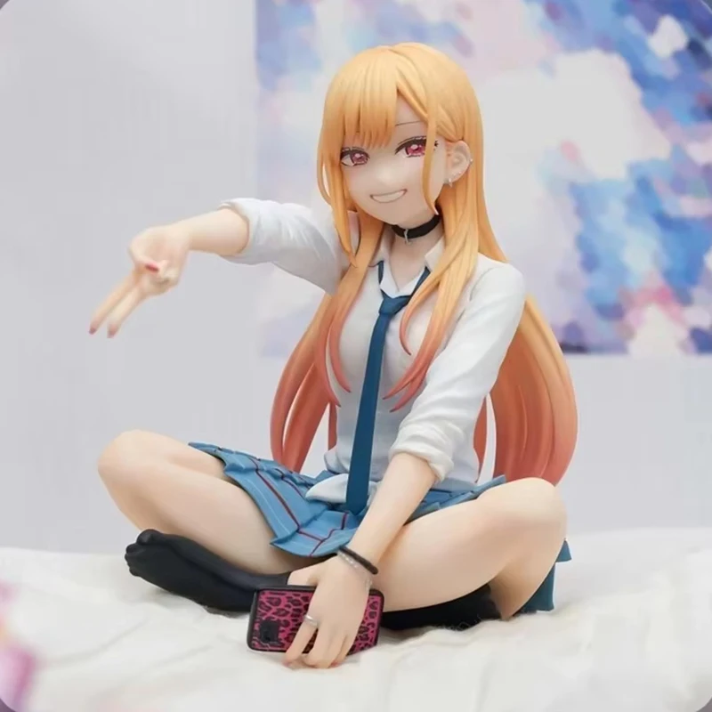 My Dress-Up Darling Anime-Figur - Kitagawa Marin Sitzende Pose Modell-Statue Sammlerstück Dekoration Handgefertigtes Spielzeug Geschenk