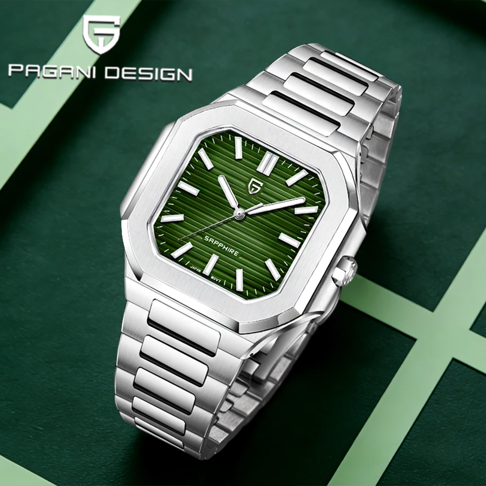

Мужские кварцевые часы Pagani Design 2026: модные, люксовые, с сапфировым стеклом AR, водонепроницаемые, светящиеся, для бизнеса