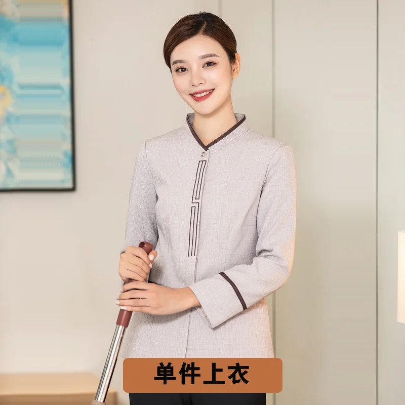 

A82Custom hotel work clothes uniform bartender uniform