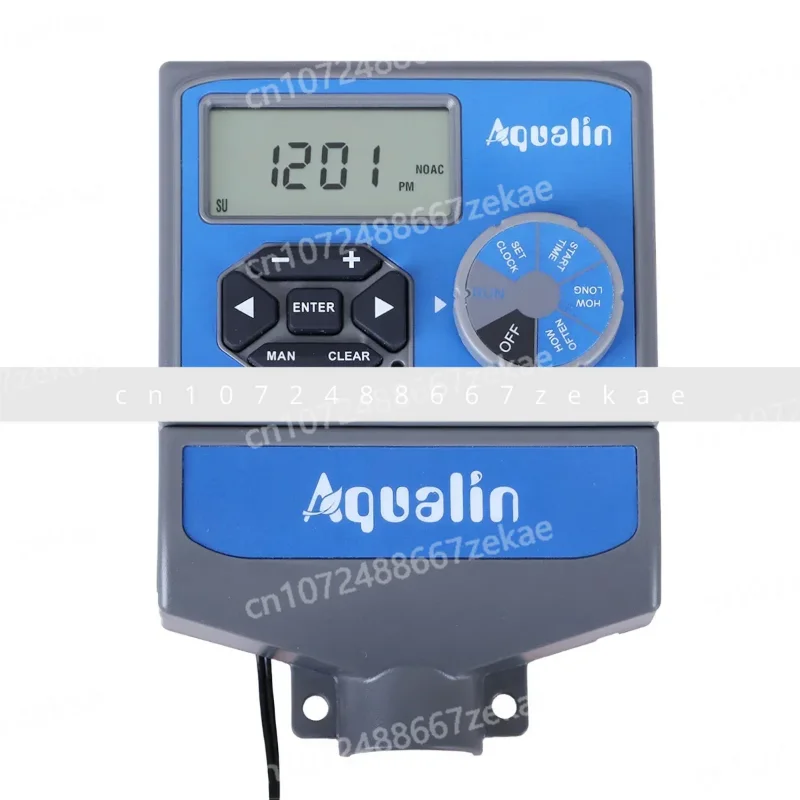 8 Stations Garden Automatic Irrigation AC 230V Input Controller Water Timer Watering System with EU Standard Transformer