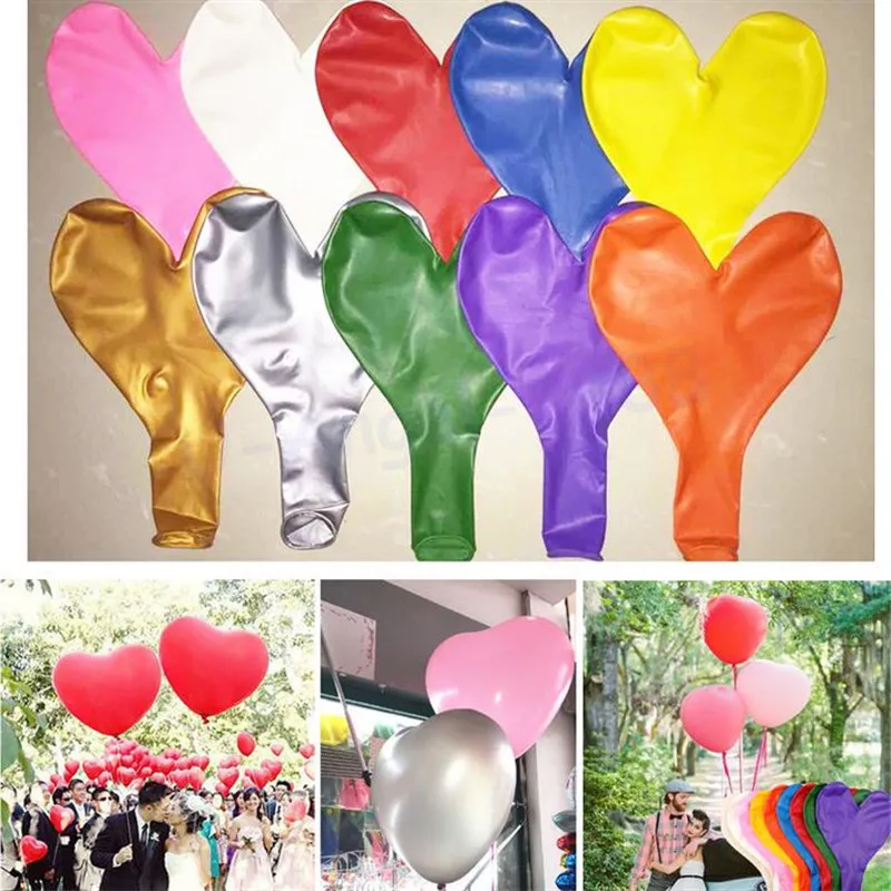 36-inch Lift-off Large Heart-shaped Latex Balloon Proposal Confession Wedding Decoration Birthday Party Opening Decoration