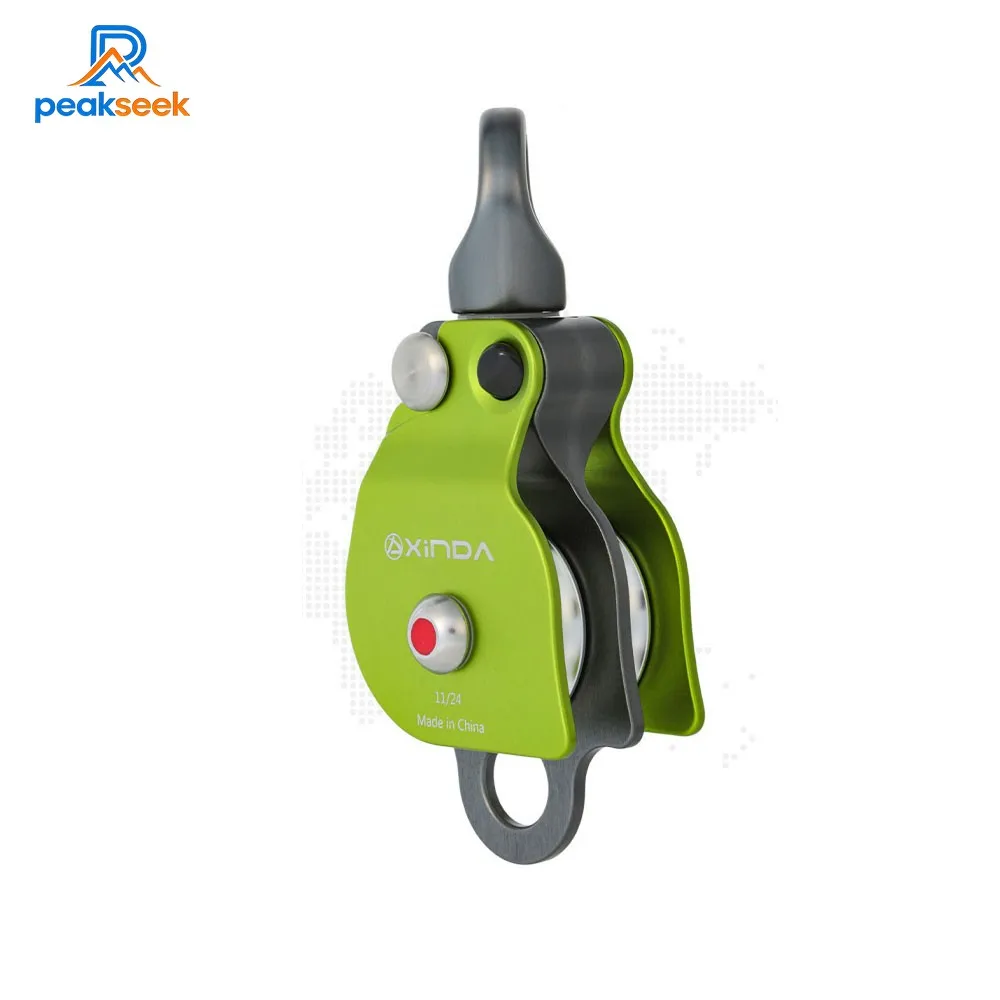 

Peakseek XINDA H Series Universal Single Pulley 360-Degree Rotation 36KN Load for Outdoor Rock Climbing
