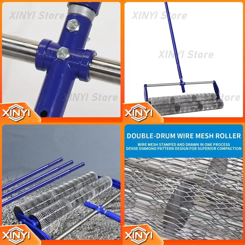 Concrete Pavement Compaction and Grout Extraction Roller for Highway Pavement Cement Mortar Terrazzo Flooring