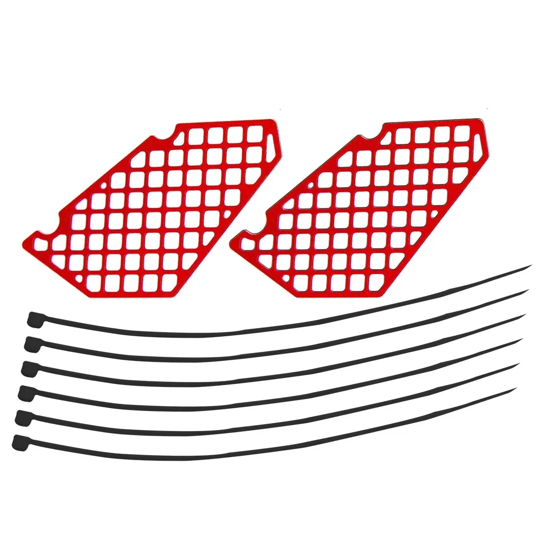 Hot Racing Tamiya 1/10 BBX BB-01 شبكة نوافذ من سبائك الألومنيوم #2