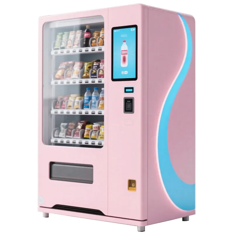Customized 24 Hours Automatic Beverage Self Vending Machine with Multi-Language Support Vending Machine for Business