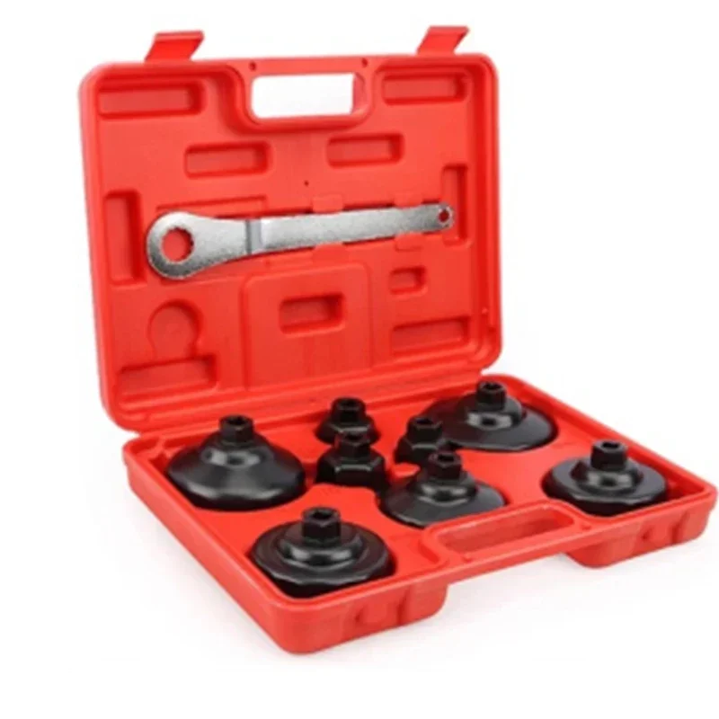 

Oil Lattice Wrench Disassembly Auto Repair Tool 9-piece Cap Filter Wrench Set Oil Filter Element Remover