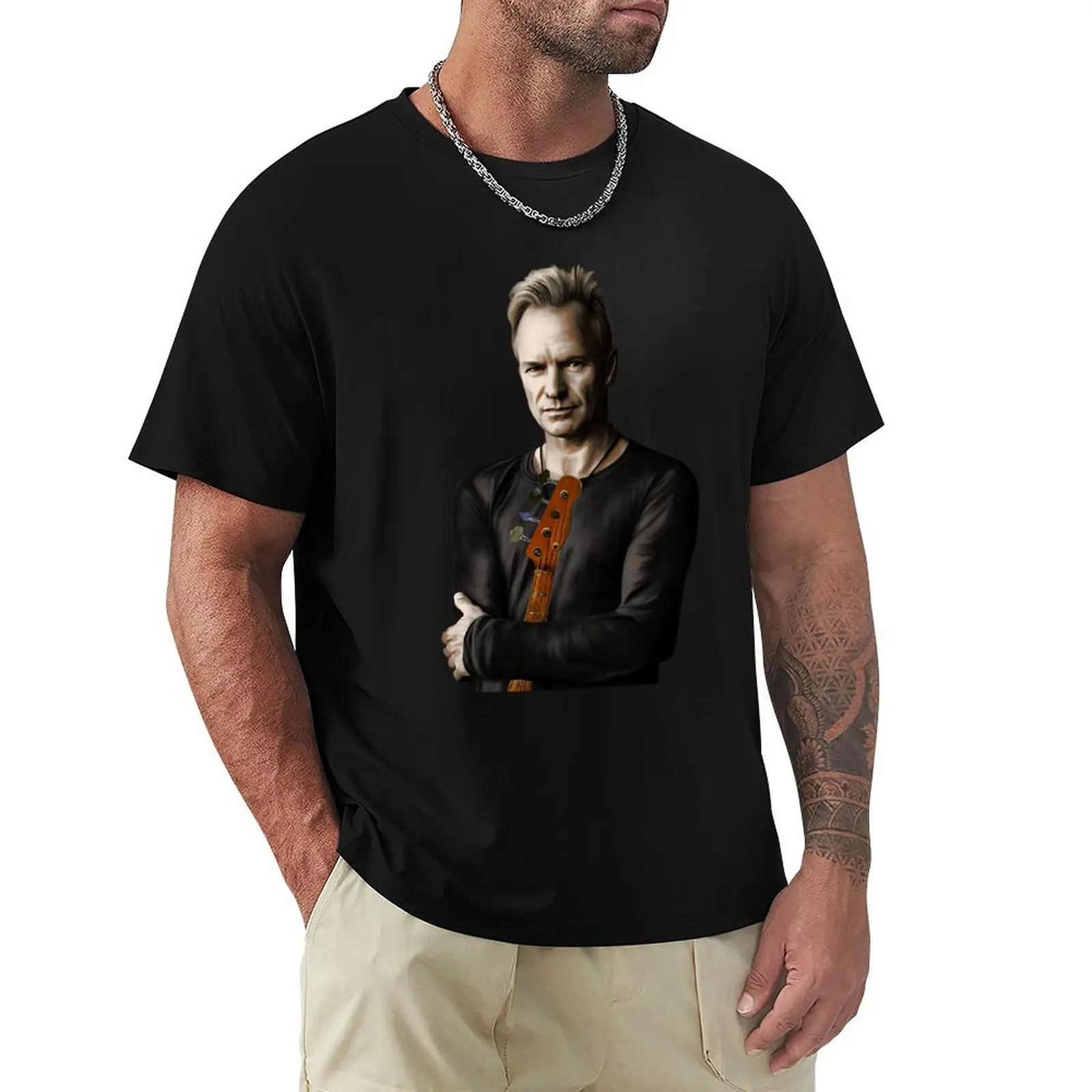 

sting andrzej szczerski transparent T-Shirt cotton man t-shirts tees anime figures men t shirt