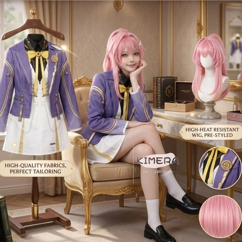 キメラストア-wuthering-waves-aemeath-学校制服コスプレ衣装新しい衣装ファンシー服ハロウィン女性カーニバルコート-sk