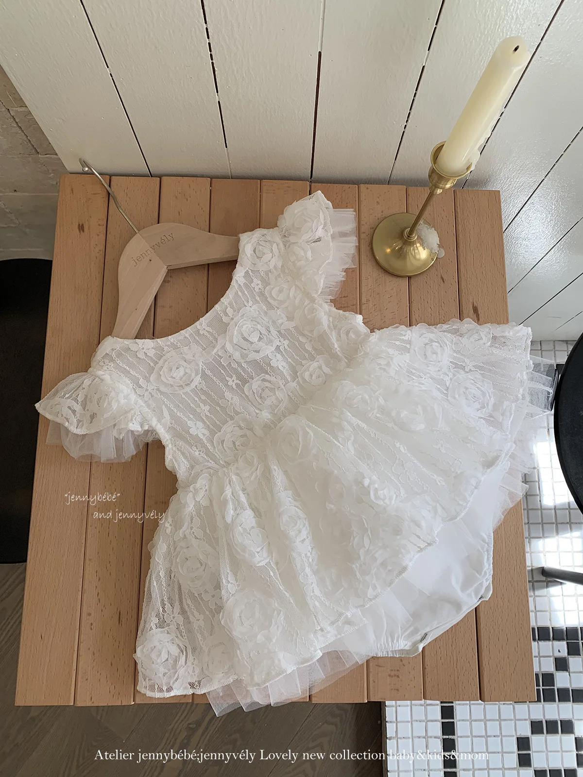 Summer  Lace Dress Baby Girl  Romper Sisters Look Dress