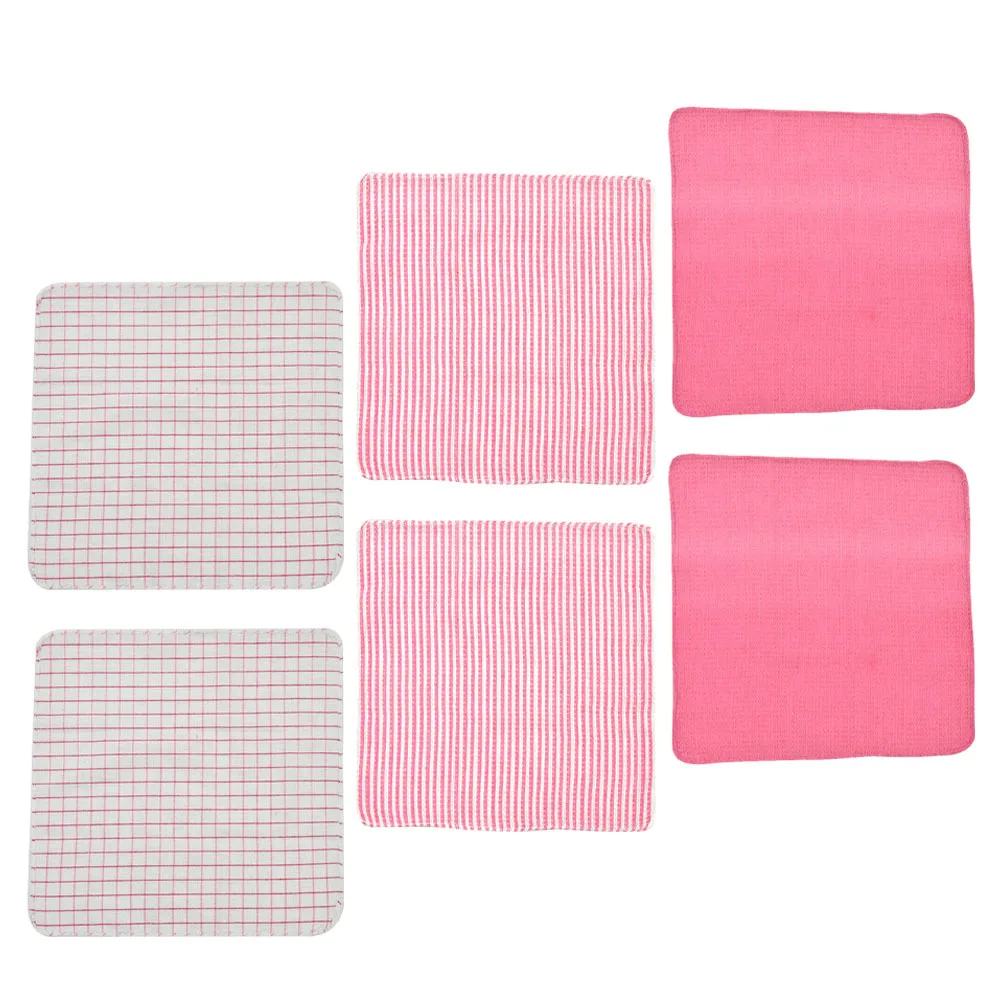 

6pcs Super Absorbent Kitchen Dish Towels Washing Cloths For Bowl Cleaning Household Dish Rags Reusable Tea Towels For