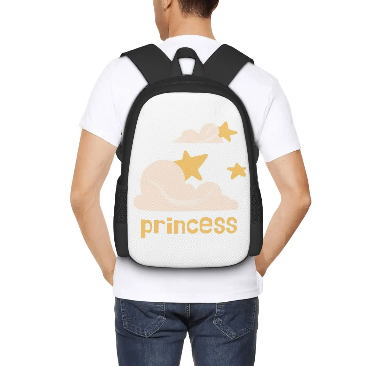 

Princess Student Backpack School Bag Hiking Travel Daypack for Boys Girls Fashion Bookbag Shoulder Bags