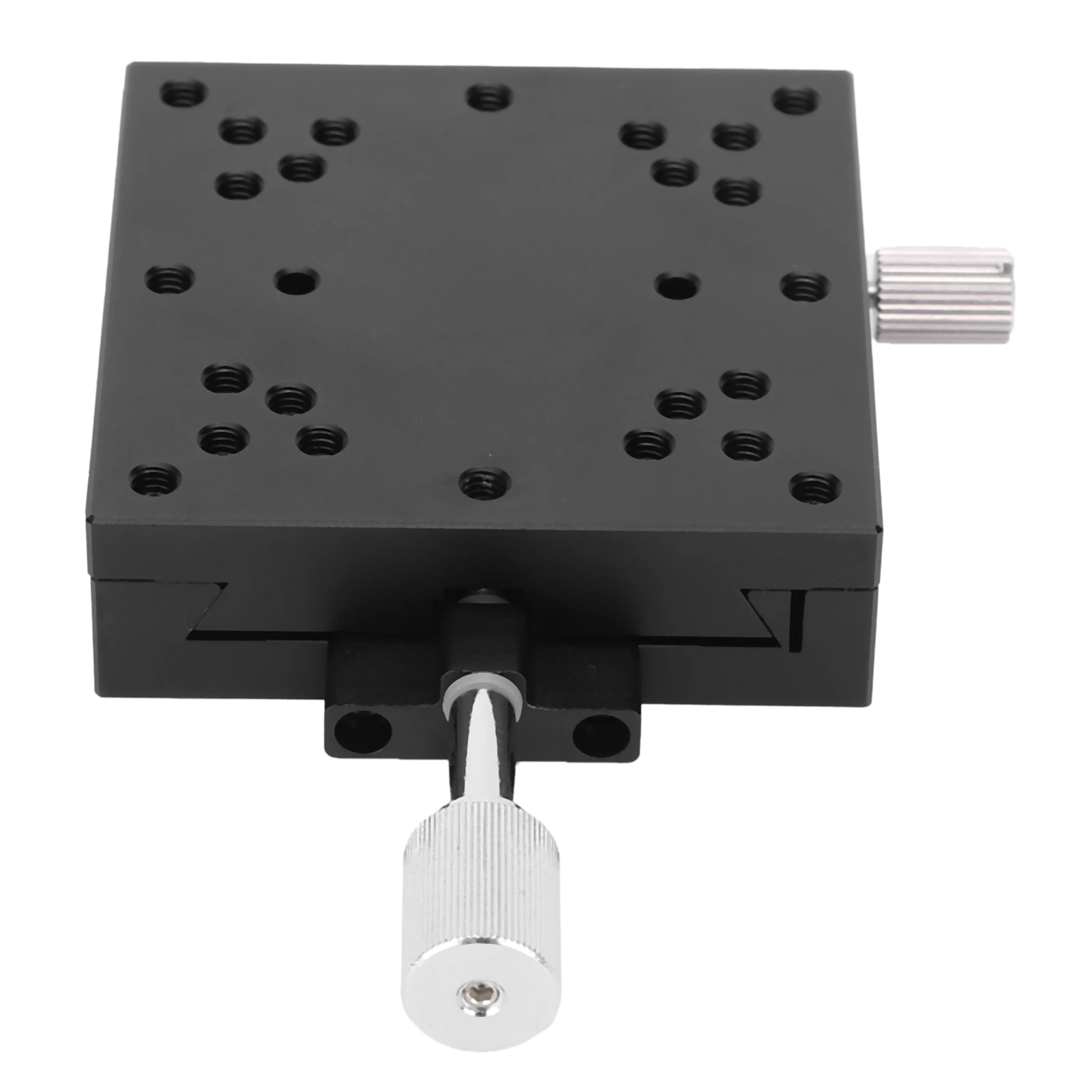 Handmatig glijdend X-glijdende lineaire podium Glijdende lineaire podiumtafel Handmatige aluminiumlegering Hoge nauwkeurigheid voor XSC60