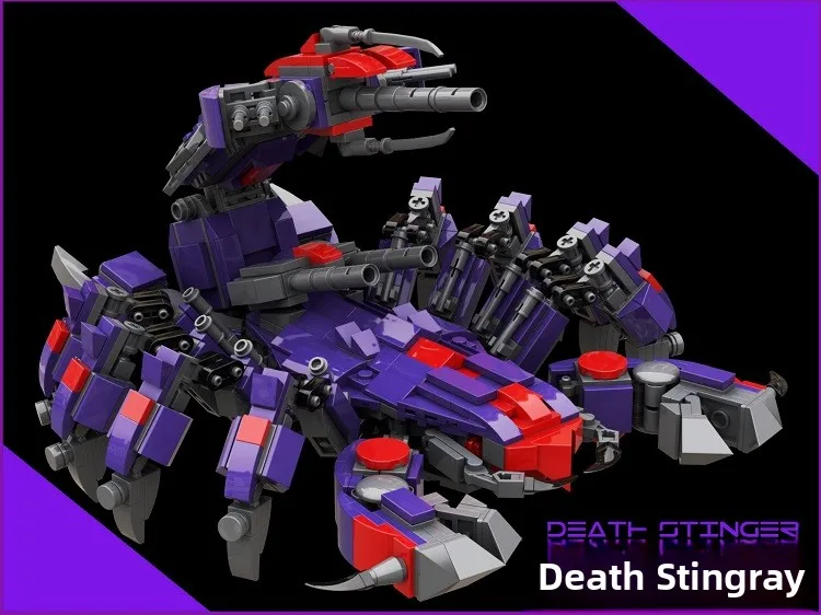 

Оригинальный конструктор MOC Death Scorpion: серия механизованных зверей Blos Sox, игрушки Eonal Birdie Blos для детей