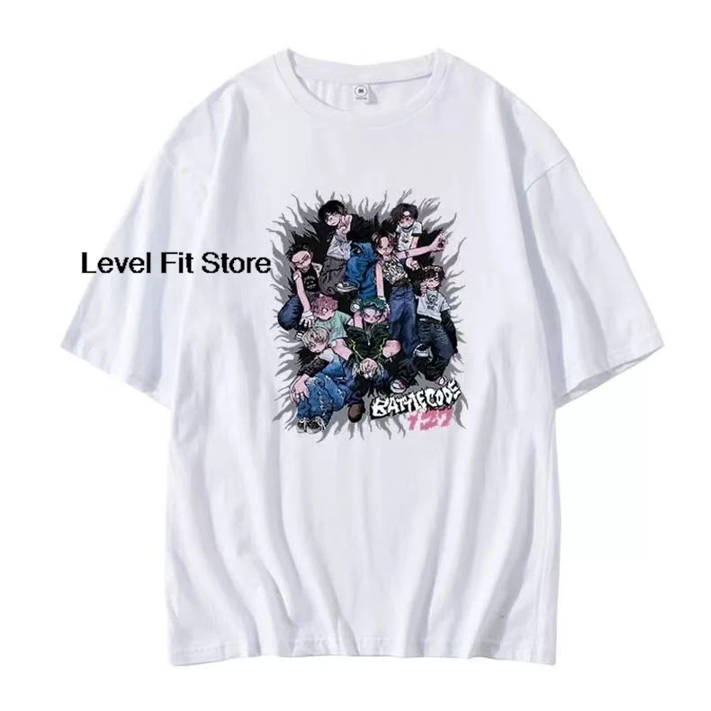 NCT127 concert BATTLE CODE short-sleeved T-shirt, loose-fitting, printed, pure cotton