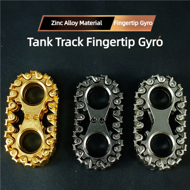 

EDC Metal Tank Track Fidget Spinner Zinc Alloy Fingertip Gyro Stress Relief Hand Spinners Toy Rotating Antistress Fidgeting Toys