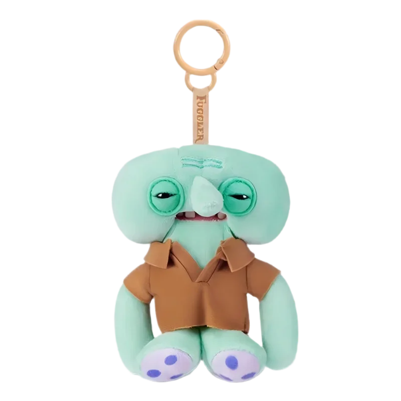 Originele Fuggler SpongeBob Patrick sleutelhanger tas charme voor rugzak decoratie zachte pluche pop tanden monster lelijk schattig grappig speelgoed