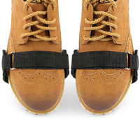 1Pair Snow Grippers for Shoes Ice Traction Spikes Anti-Slip Crampons Hiking Climbing Outdoor Boot Covers Non-Slip Foot Grips