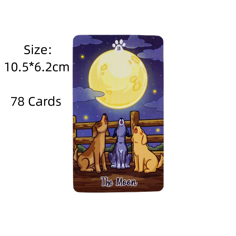 Labradorable Tarot Cards Cute Dog Design A 78 Deck Oracle English Visions Divination Edition Borad Playing Games