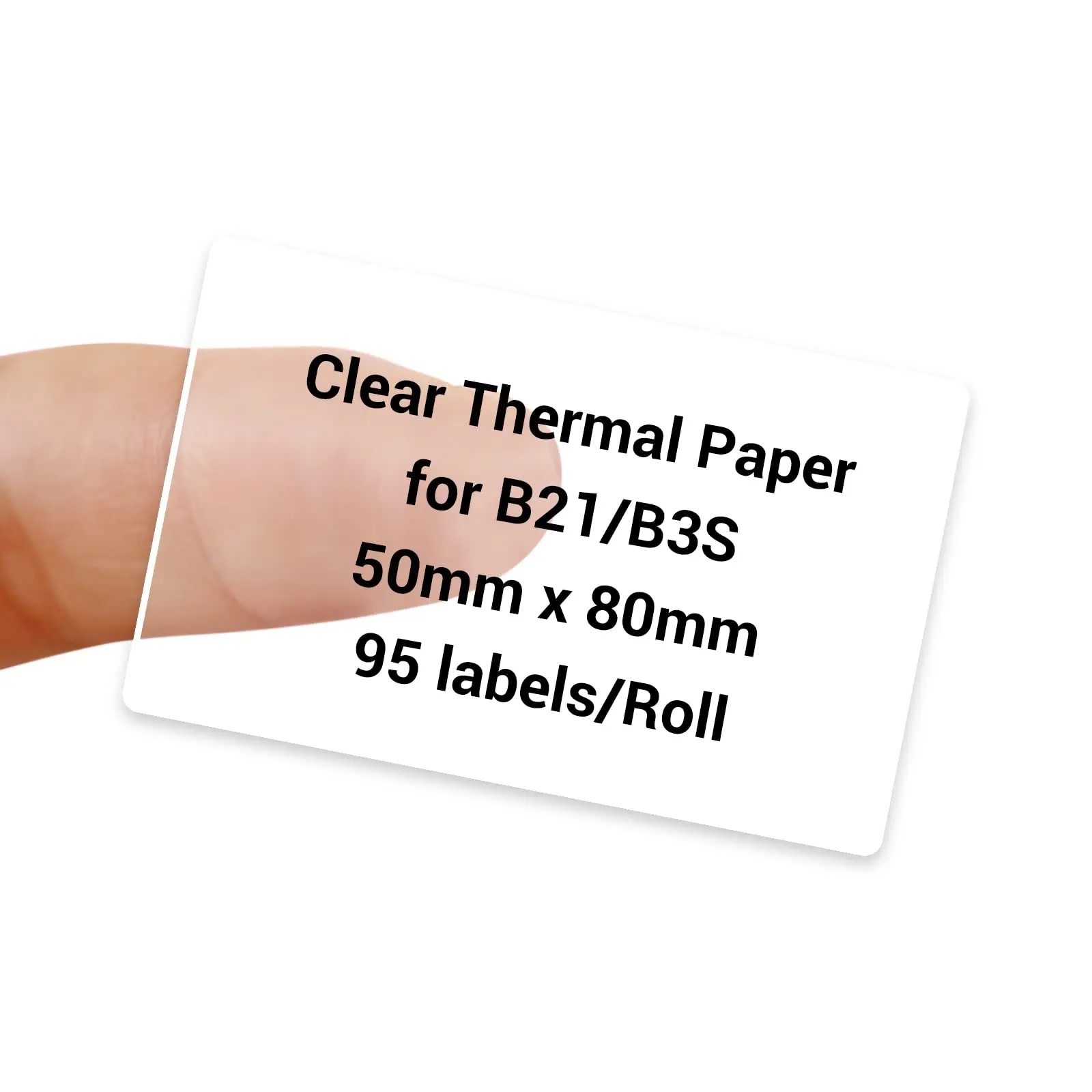 Niimbot Transparent Self-adhesive Label Paper for Jingchen B21 B3S B1 B3 Printer