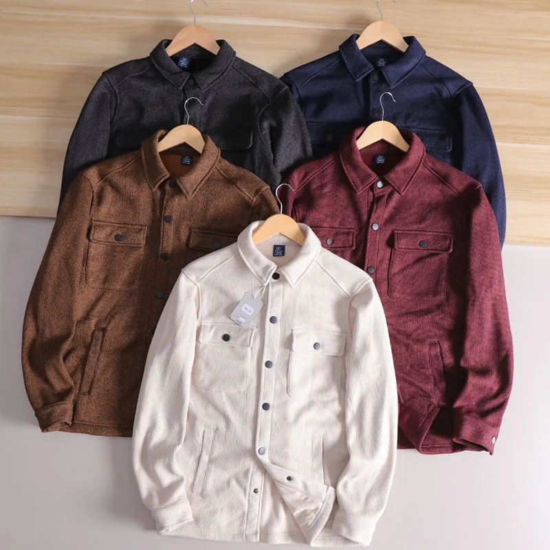 

Men's Faion Urban Thiened Fce Lined Single Button Coat Breathable Commute Outerwear Large Size Autumn Winter Jaet