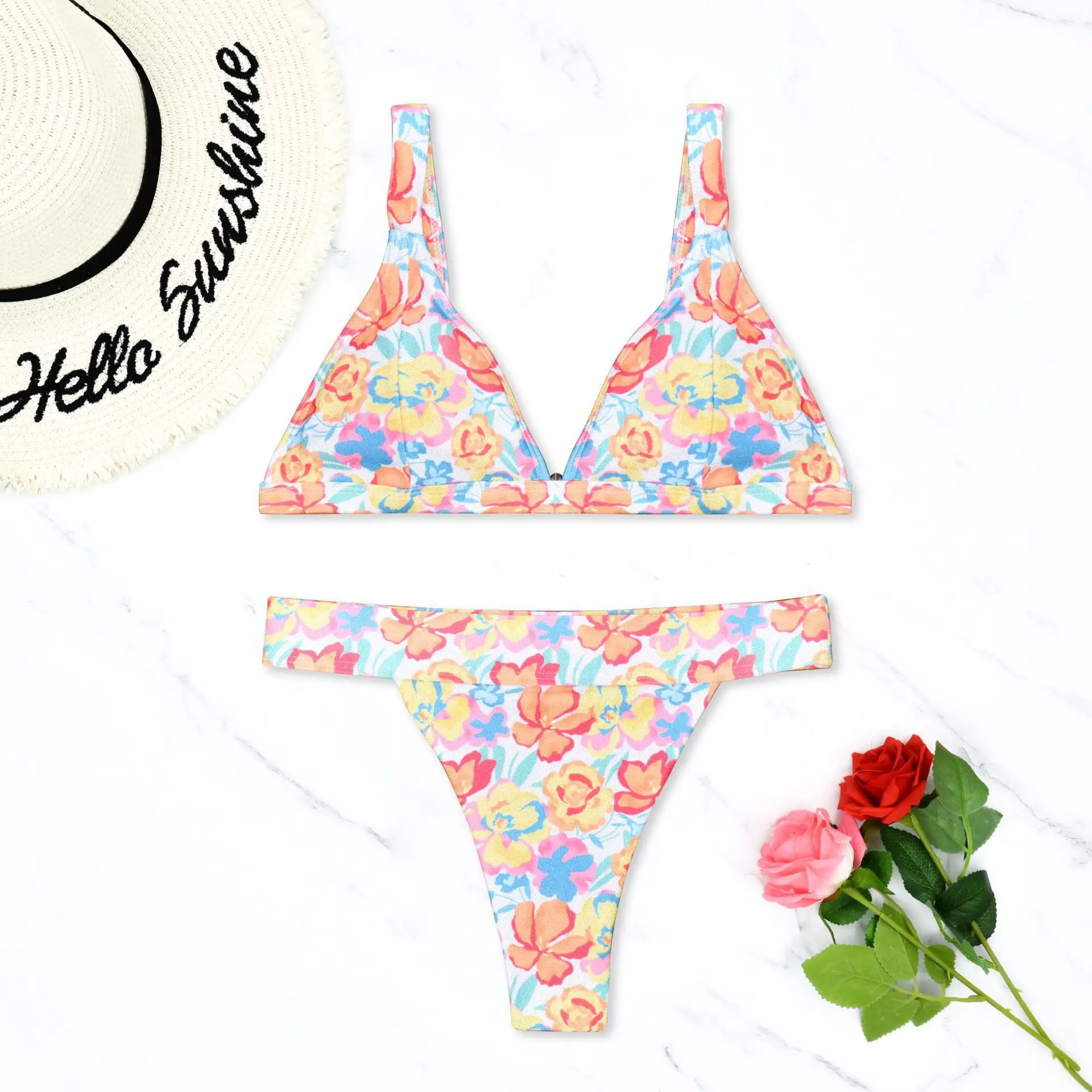 

Микро бикини 2025, сексуальный женский купальник, женские стринги с цветочным принтом, комплект бикини, женский купальник, бразильское бикини, пляжная одежда, купальный костюм