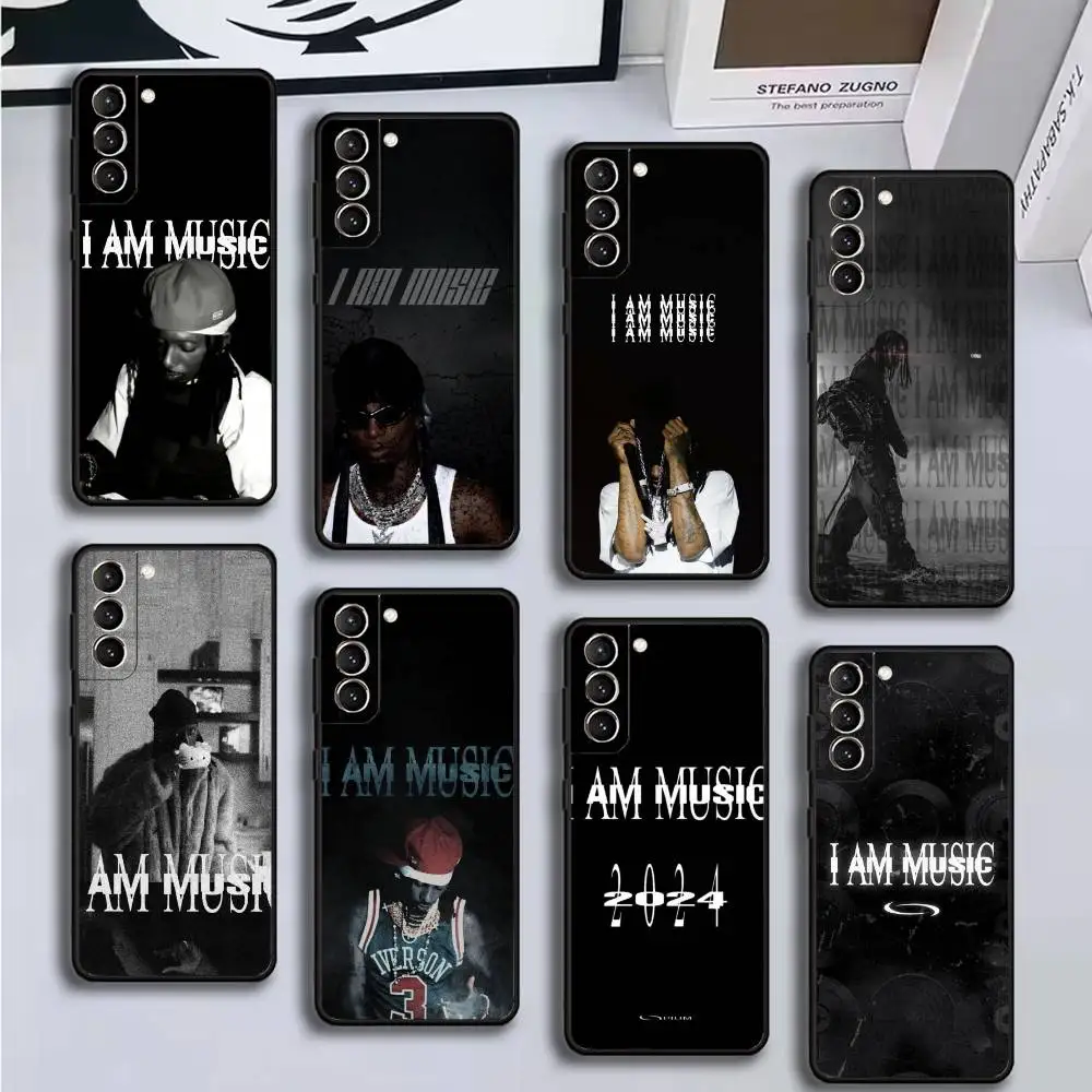 

Rapper Playboi Carti I am Music Phone Case For Samsung GalaxyA13,21s,22,31,32,52,53,71,72,73,Soft Black Cover