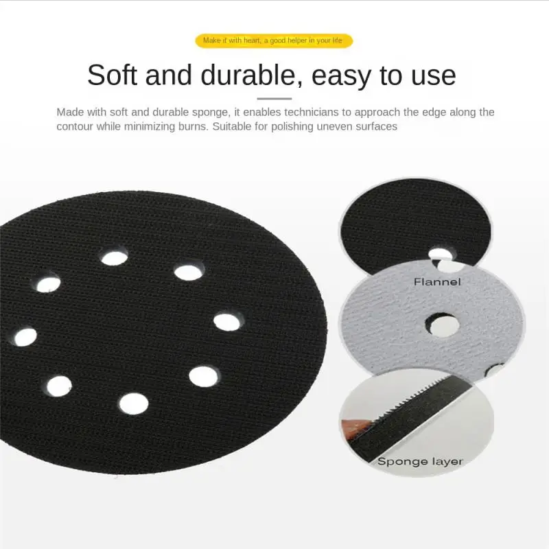 Hook and Protection pad - 6 Inch Interface Pad Disc Power Tool Accessories for Sander Polishing & Grinding