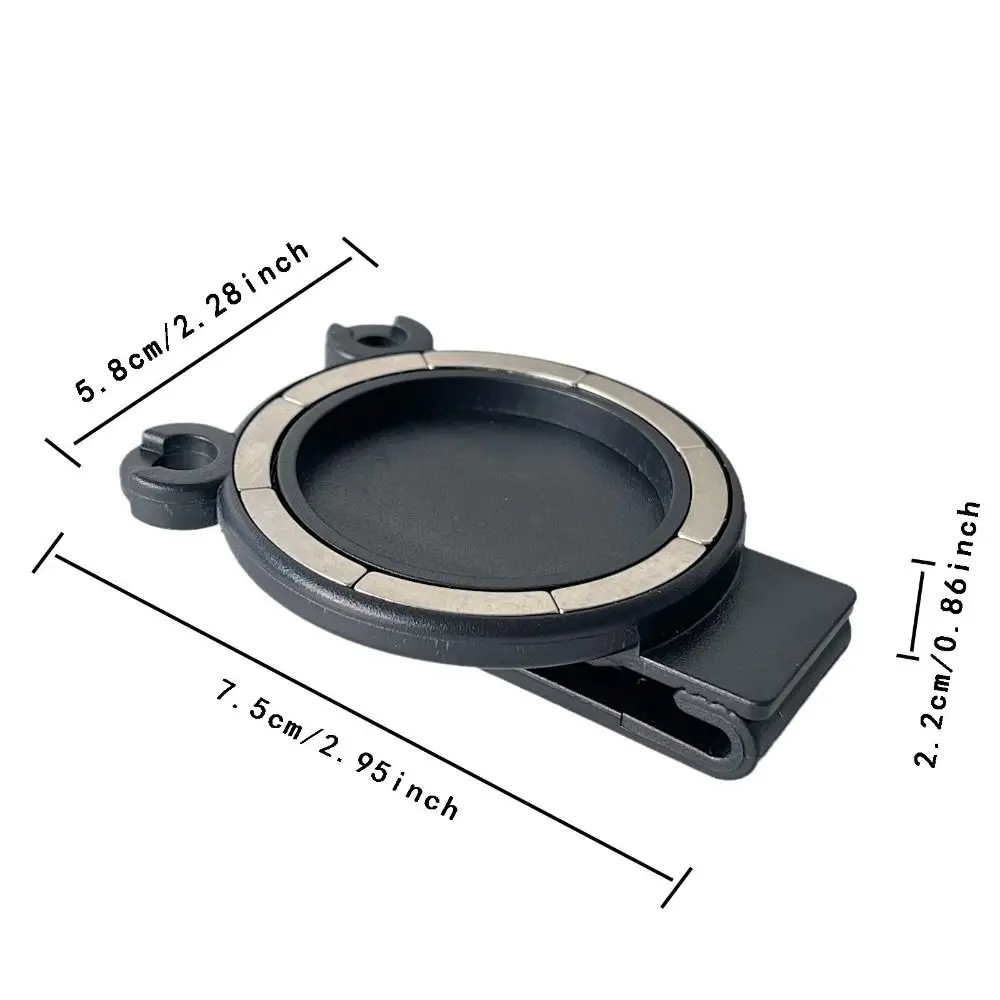 New Metal Magnetic Belt Clip with Hook Spring Rope Mobile Phone Holder Multifunctional Universal Backpack Clip Mobile Phone