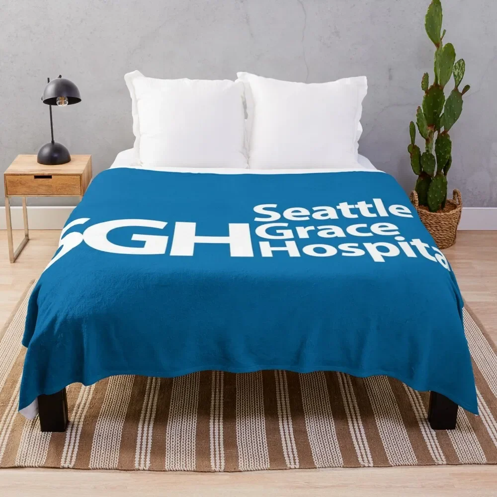 Seattle Grace Hospital Throw Blanket Nap Blankets For Baby Baby manga Blankets