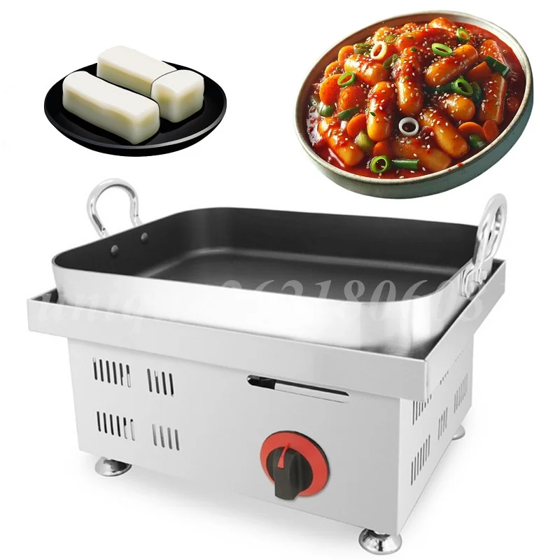 Toppoki-máquina de aperitivos antiadherente para hacer tartas de arroz picante, fabricante coreano de alta calidad, Tteokbokki