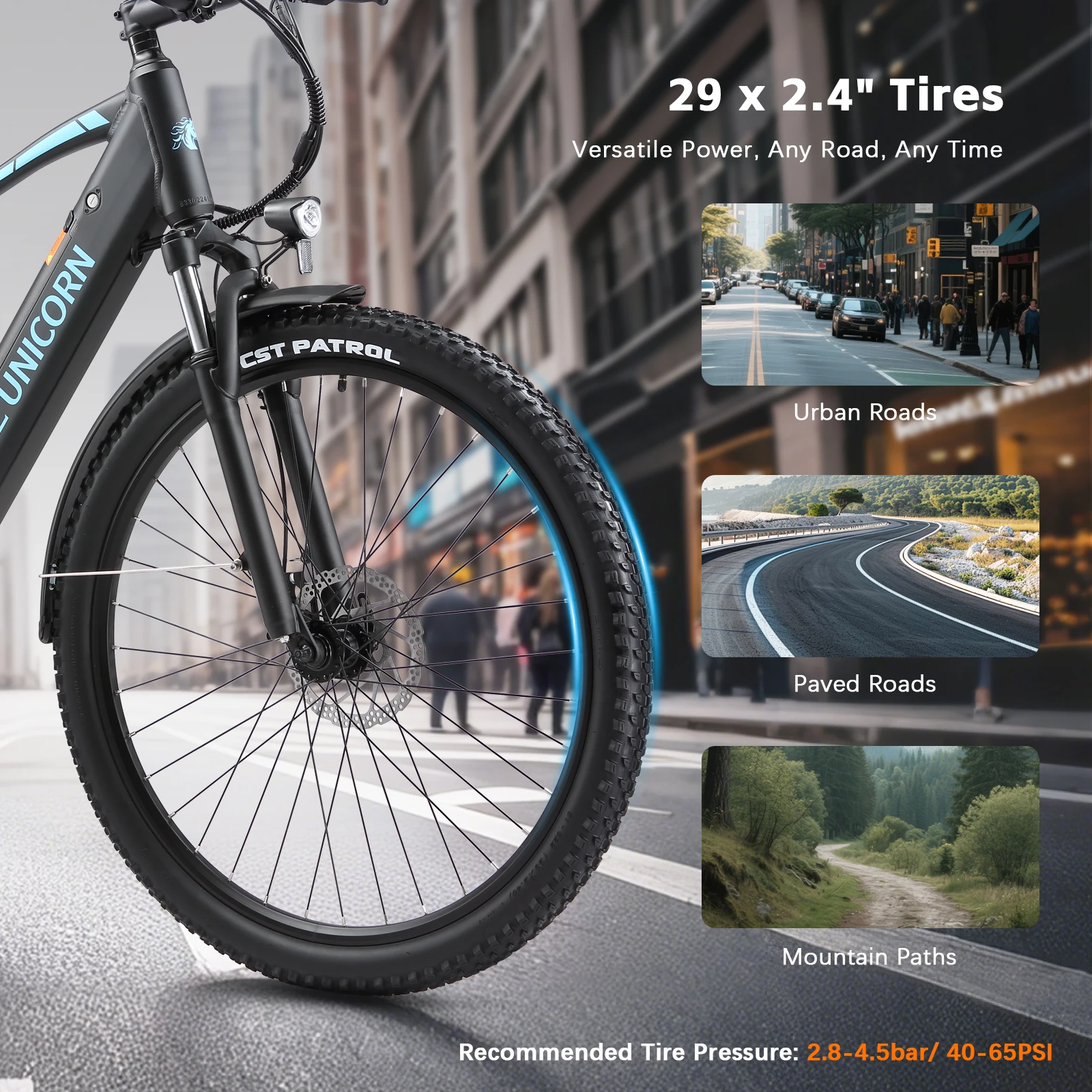 PURE UNICORN U3 Elektrofahrrad 29 Zoll für Herren 48V 750W Erwachsenen-E-Bikes Kostenloser Versand Elektro-E-Bike Günstige Elektro-Mountainbikes – Detail 10