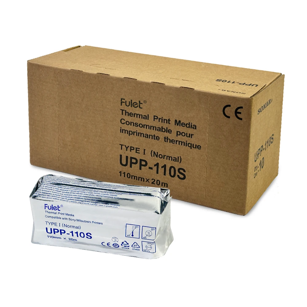 UPP-110S Fulet ultrasound paper standard print media (type I) Compatible with UP-899 / 898 / 897 series printers