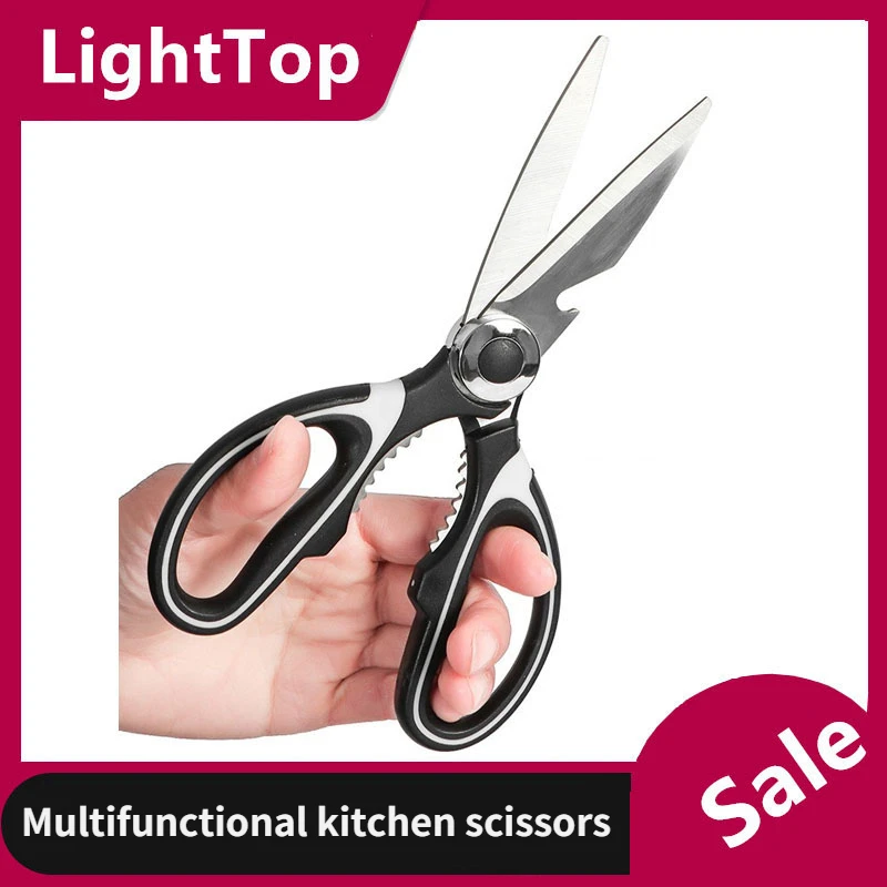 

Kitchen Scissors Kitchen Shears Stainless Steal Multi Function Tool For Vegetable Green Onion Meat Barbecue