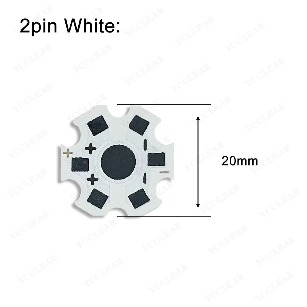 1W 3W 5W LED Aluminum Base Plate PCB Board Heat Sink Substrate 20mm Star Kit DIY Cooling Heatsink 20 mm For 1 3 5 W Watt LED