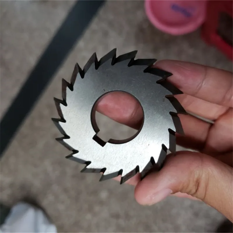 30 45 60 90 120 Degree High-speed Steel Fine Pitch Dual Angle Helical Gear Blade Tool V-groove Hss Double Angle Milling Cutter