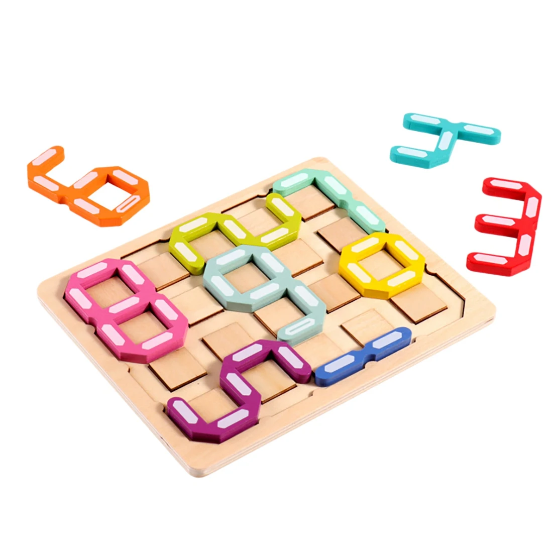 Wooden Digital Toy for Kids Children Enlightenment Teaching Aids Digital Cognitive Maze Finding Educational Toys Gifts