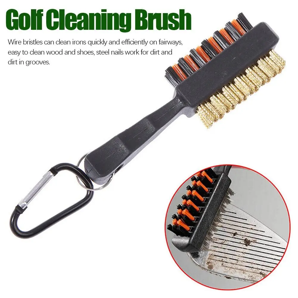 طقم تنظيف متين، ملحقات الجولف، فرشاة تنظيف فرشاة نادي الجولف، فرك على الوجهين #2