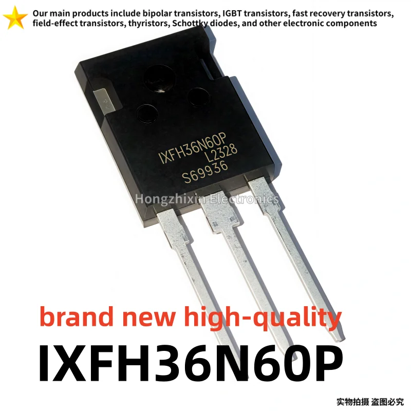 IXFH36N60P, 20/5/10 pieces, IXFH36N60,36N60P,36A100V,TO-247, Field effect transistor, brand new high-quality