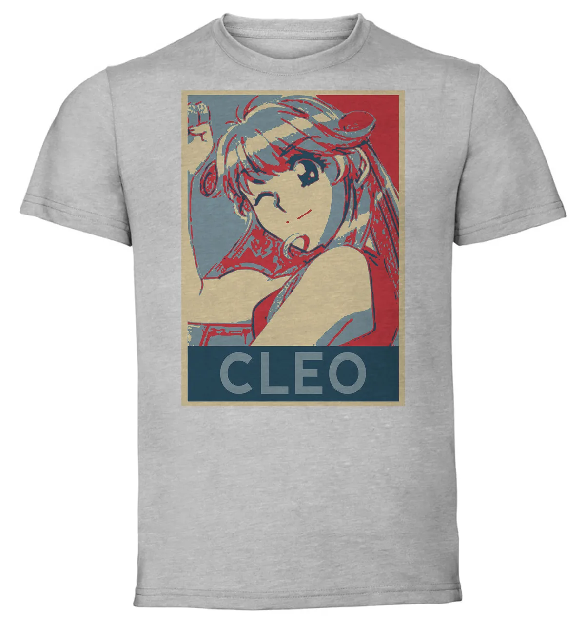 T-Shirt Unisex - Grey - Propaganda - Majutsushi Orphen Cleo