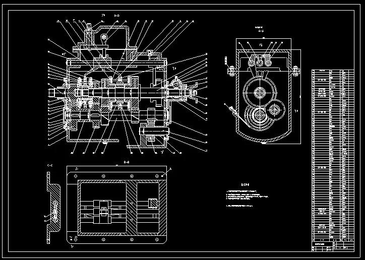 New KH Brand 6-Gearbox Design 2D Assembly Drawings Two-Axis Three-Axis Five-Speed Six-Speed Drive Axle for Cars Trucks