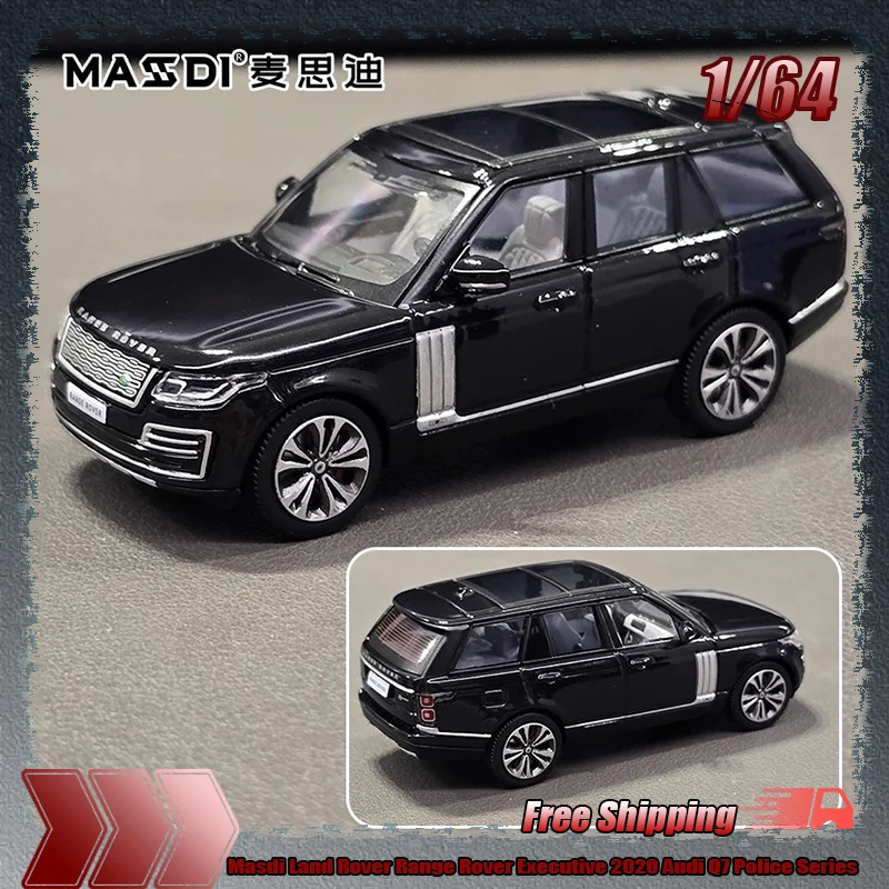 

Masdi 1:64 Scale Die-Cast Alloy Simulation Car Model Land Rover Range Rover Executive 2020 Audi Q7 Police Series Custom Toy Gift