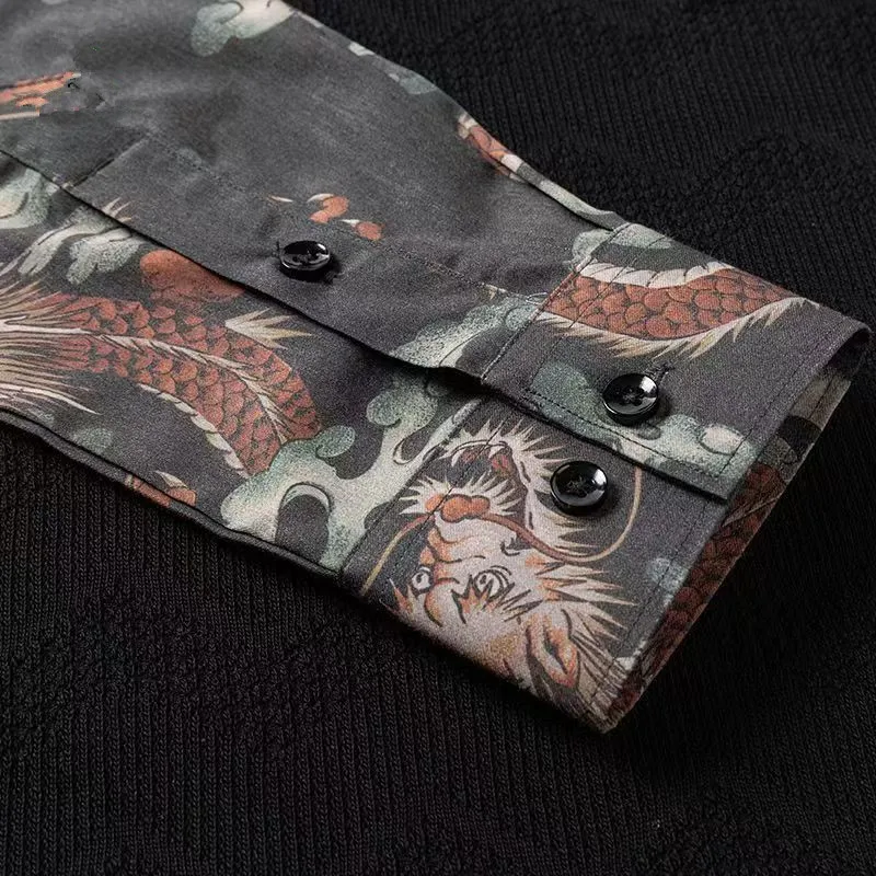 2026 Men's Spring And Autumn Two-Piece Pullover Fashionable Young Man's Personalized Casual Thin Shirt Sweater 50 KG-100 KG