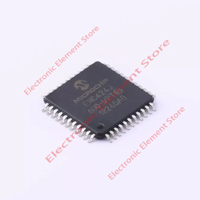 2PCS ENC424J600-I/PT Ethernet Controller TQFP44