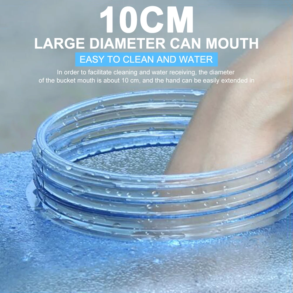 캠핑카 물 컨테이너 PC 수도꼭지 포함, 물 저장 탱크, 누수 없음, 피크닉 여행용 양동이, 5.5 L, 7.5 L, 10 L, 15L