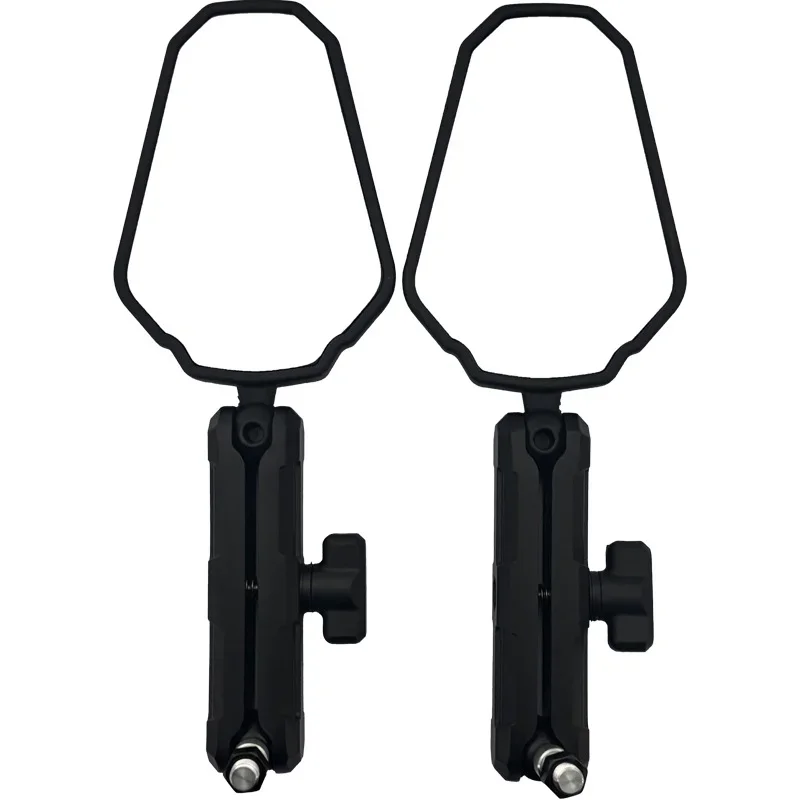 Universal Motorcycle Mirrors Angle Adjustable Folding Handlebar Side Mirror Compatible with Adventure Dirt Street Bike ATV