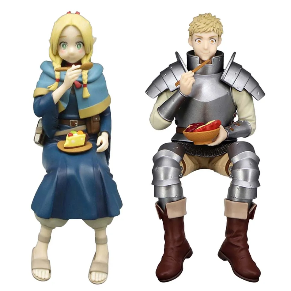 Hot Delicious In The Dungeon Marcil Donato Anime Meisje Standbeeld Dungeon Voedsel Leo Stouten Action Figure Model Zitten Pop Speelgoed Gift